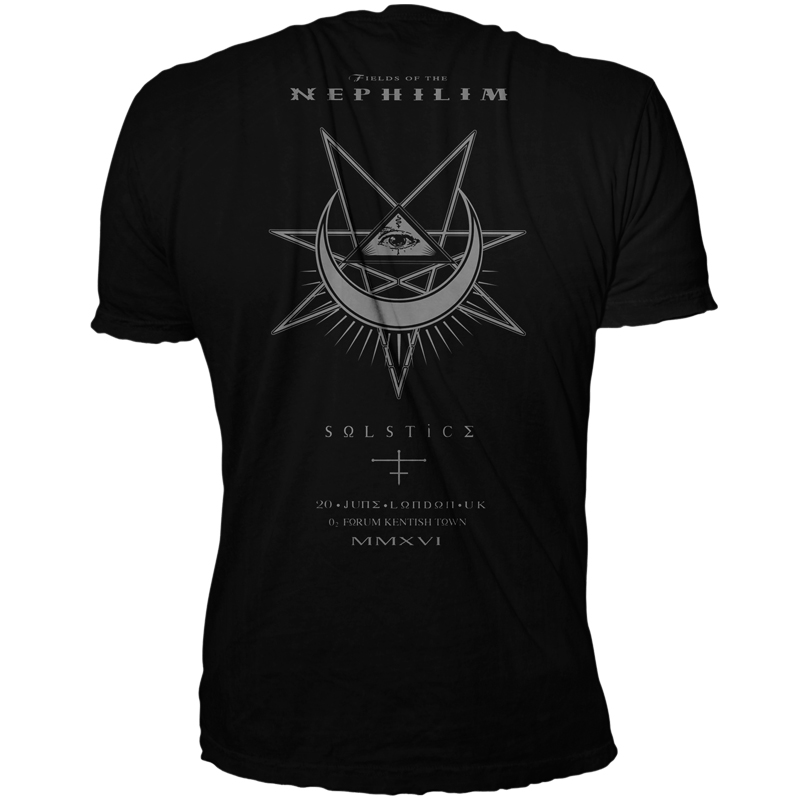 Teeing Fields Of The Nephilim T-shirt Homme - Manches Courtes, Col Rond - Coupe Classique - Lavable Machine