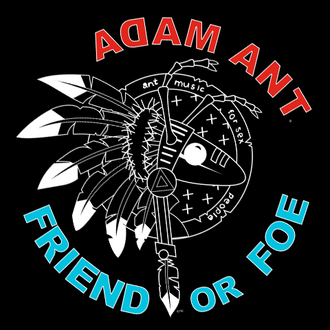 Adam Ant Merchandise Friend Or Foe Black Tote Bag