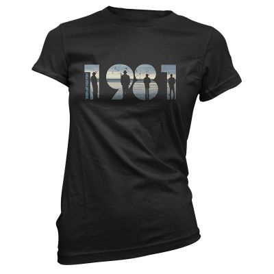 Echo & The Bunnymen EATB 1981 Black Ladies T-Shirt
